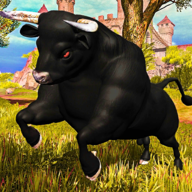 愤怒的公牛攻击牛3DAngry Bull Attack Cow Games 3D