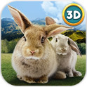Bunny In Phone Cute joke养在手机屏幕上的兔子永久免费版