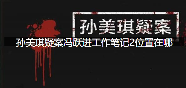 工作笔记2线索获取位置一览 孙美琪疑案冯跃进工作笔记2位置在哪