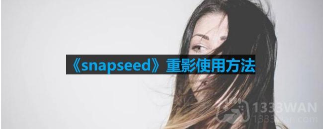 snapseed怎么用重影-重影使用方法