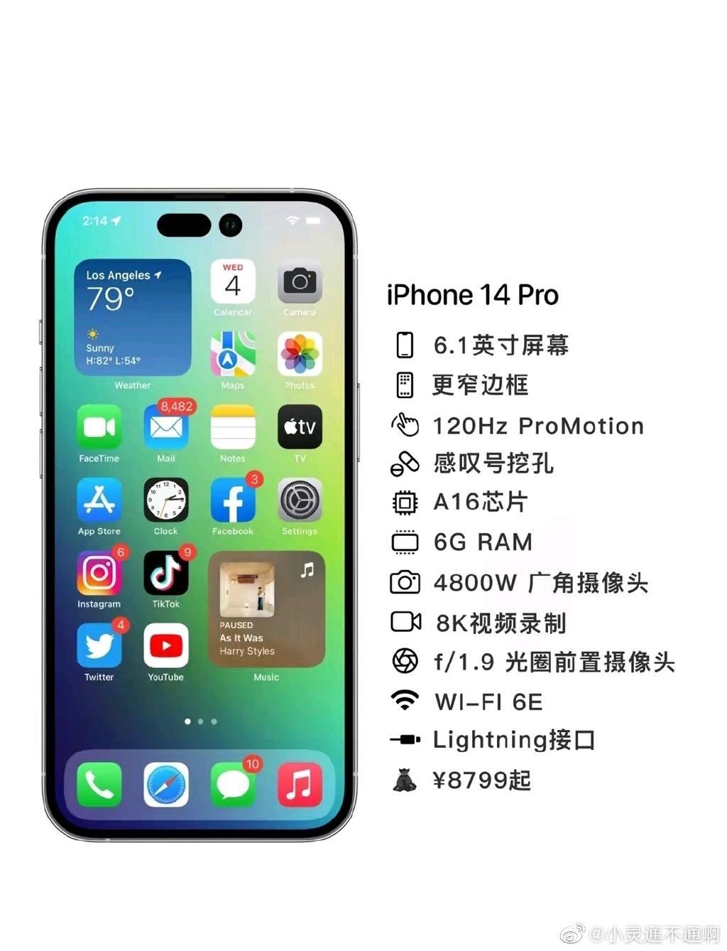 iphone14配置参数怎么样-iphone14详细配置参数表介绍