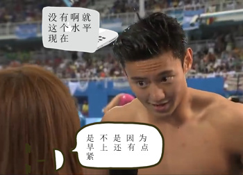中国游泳队员耿直表情包